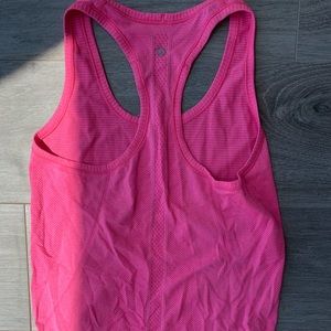 Lululemon Pink Racerback Tank Top